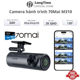 Camera Hành Trình 70mai Dash Cam M310 - Bản Quốc Tế Sắc Nét 2K Phát Hiện Va Chạm Giám Sát Ô Tô 