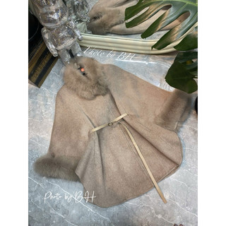 Áo dạ cổ lông cao cấp (chuẩn mẫu)