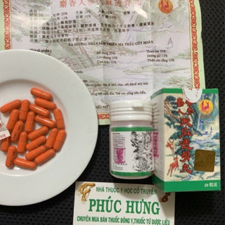  Xạ hương Nhân sâm thiên ma thấu cốt hoàn H 20v _Hỗ trợ đau nhức xương khớp hiệu quả 