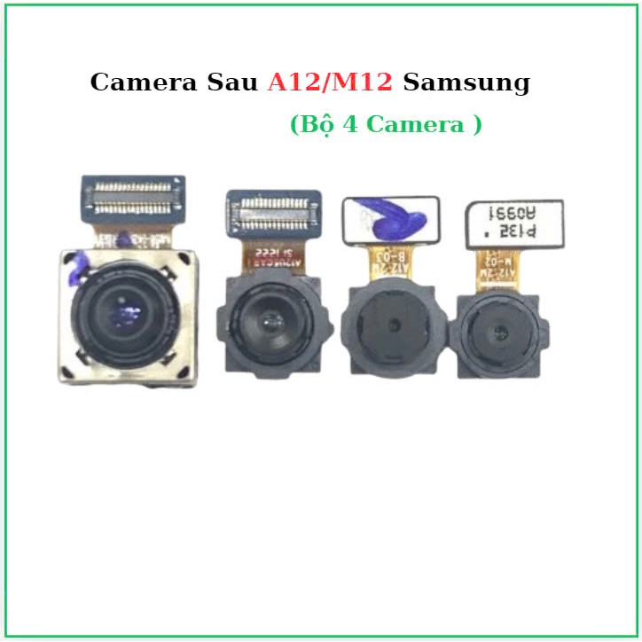 Camera Sau samsung A12/M12 (Bộ 4 mắt camera)