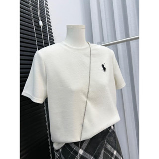 Áo thun nữ tay ngắn thêu hình ngựa Pony dày dặn siêu mềm