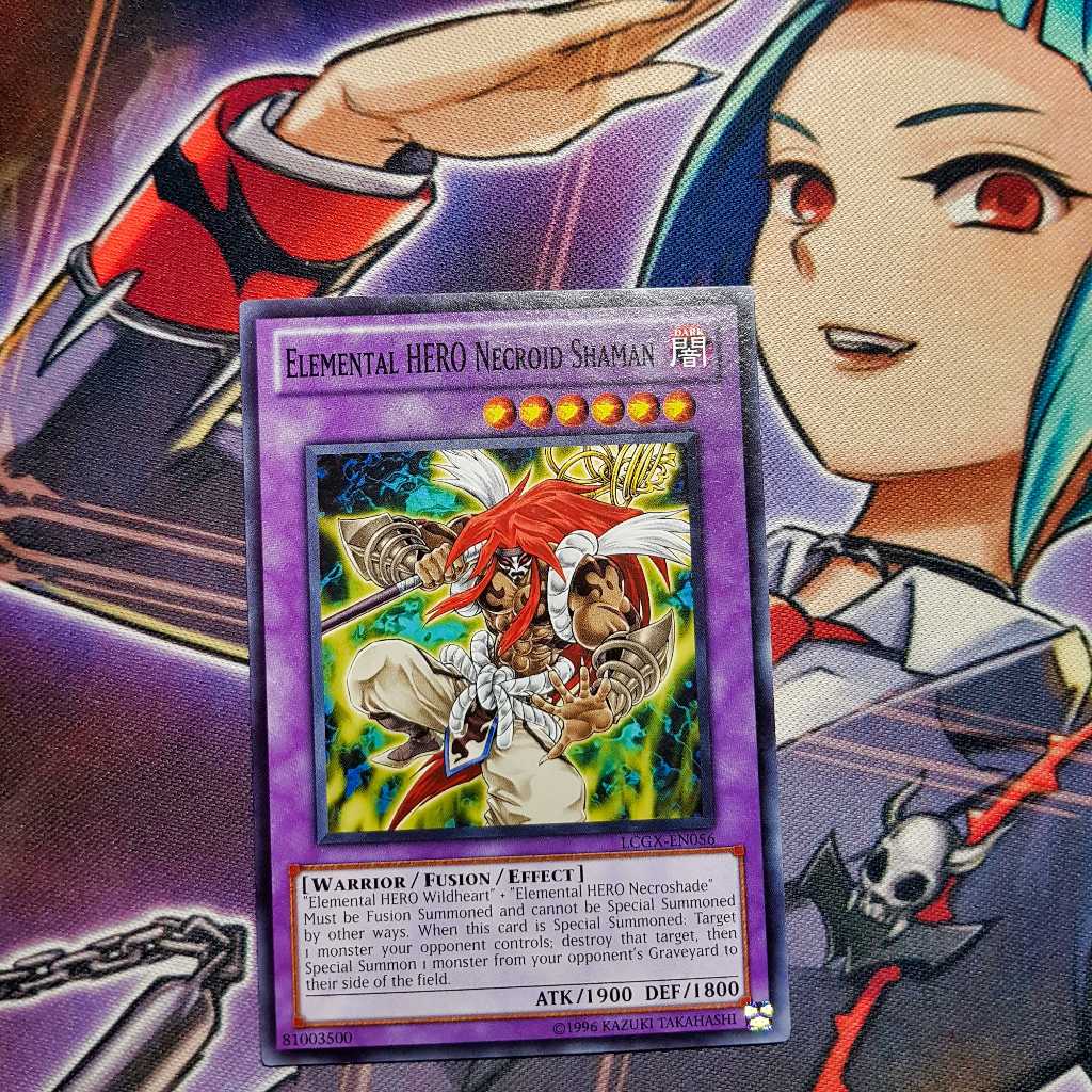 Thẻ bài Yugioh chính hãng | Elemental HERO Necroid Shaman | Common