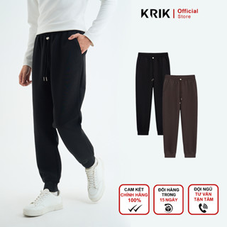  Quần Jogger KRIK Form Classic Chất Liệu Nỉ Cao Cấp Thiết Kế Basic Trẻ Trung Phóng Khoáng JG7528 