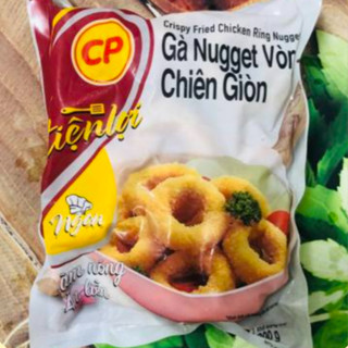 Gà Nugget Vòng 300g CP, gà vòng chiên CP, gà chiên giòn, Gà rán CP, đồ ăn vặt