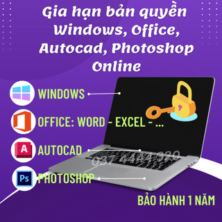 Windows, Word, Excel, Autocad, Photoshop