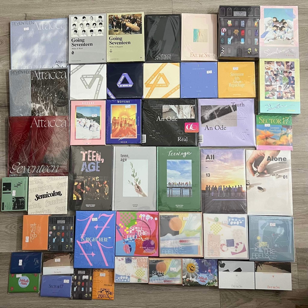 Tổng hợp album SEVENTEEN có sẵn