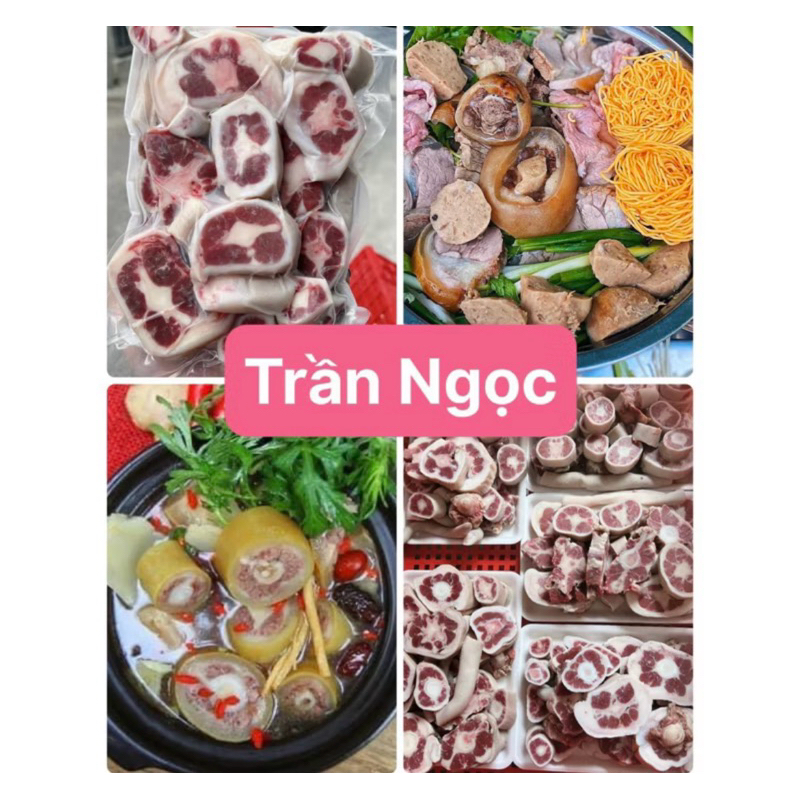 Đuôi bò có da cắt khúc 1 khay 500gr (giao hoả tốc HCM)