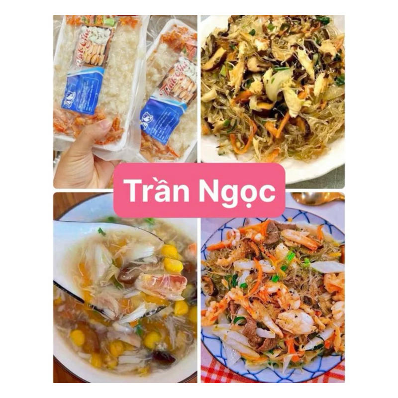 Thịt ghẹ bóc sẵn 1khay 250gr (giao hoả tốc HCM)