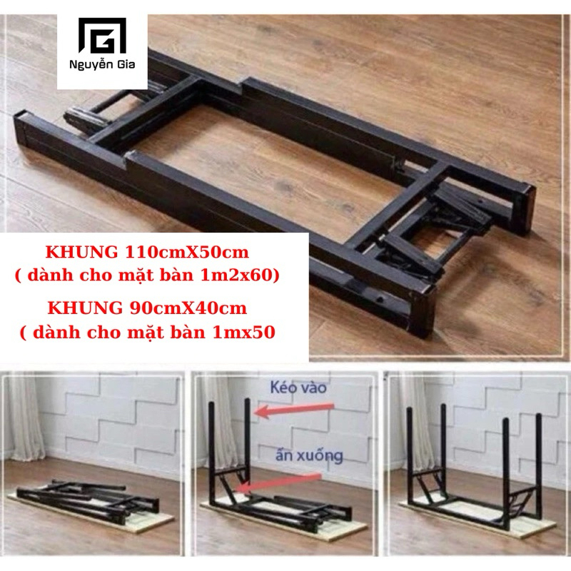 [HỎA TỐC HCM ĐÃ LẮP SẲN]- bàn làm việc gấp gọn, xếp lại được chắc chắn tiết kiệm diện tích | BigBuy360 - bigbuy360.vn