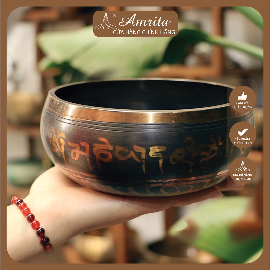 [Amritashop] Chuông xoay mật tông tây tạng đủ size -Chuông xoay Nepal -Chuông Xoay tây tạng - Chiếc 