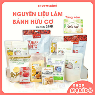 Set Bột Hữu Cơ Chế Biến Ăn Dặm Cho Bé Làm Bánh Nấu Bột Chè Súp - Shop Mẹ Bí Đỏ