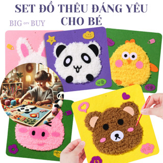 Sách Tranh Thêu Cực Đáng Yêu Cho Bé