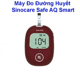 Máy Đo Đường Huyết Sinocare Safe AQ Smart Tặng 25 Que 50 Kim
