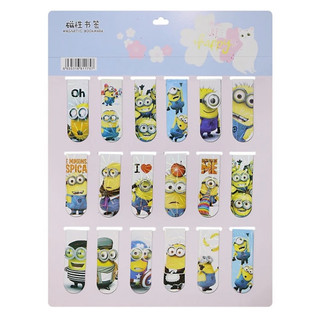 Combo 6 Bookmark Nam Châm Đánh Dấu Sách - Minions (Mẫu Ngẫu Nhiên)