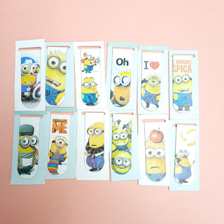 Combo 6 Bookmark Nam Châm Đánh Dấu Sách - Minions (Mẫu Ngẫu Nhiên)