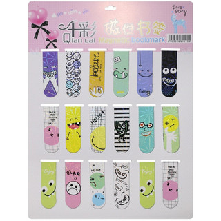 Combo 6 Bookmark Nam Châm Đánh Dấu Sách - Smile (Mẫu Ngẫu Nhiên)