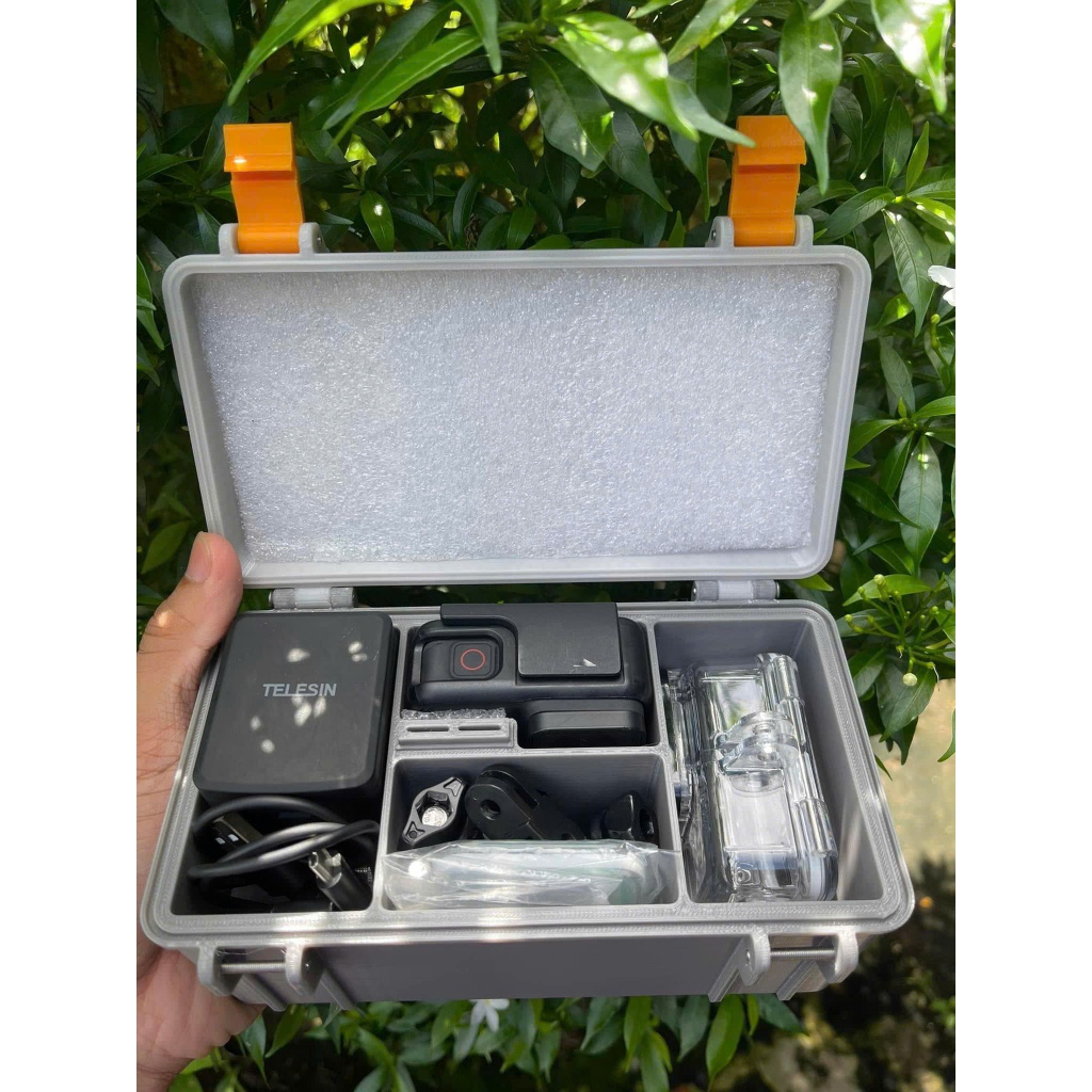 Hộp đựng GoPro 7 Black - Case pin - Frame nước - In3D