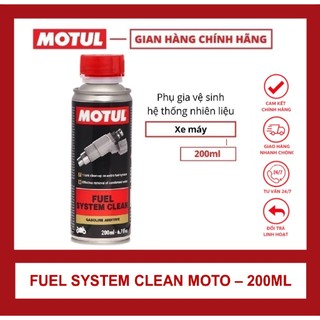  PHỤ GIA VỆ SINH BUỒNG ĐỐT XE MÁY - FUEL SYSTEM CLEAN MOTO 200ML  SÚC XĂNG  