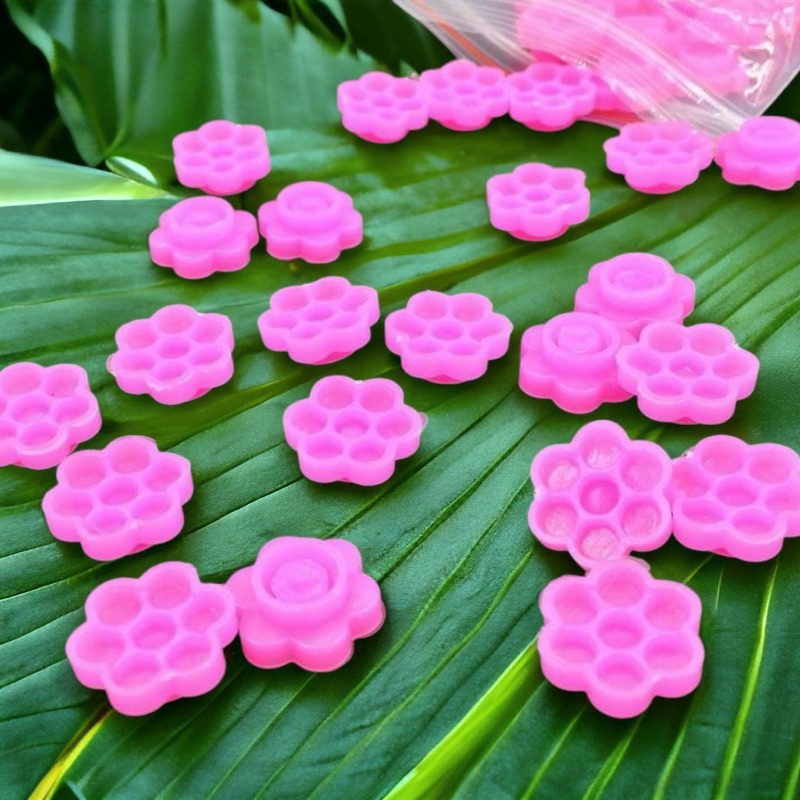 Nút keo hoa 6 cánh (bịch 100 nút)