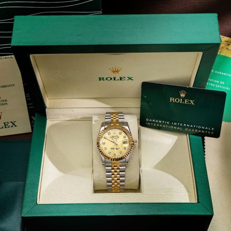 Đồng hồ đeo tay nam nữ unisex, đồng hồ ROLEX nam nữ 36mm, full box, kính Sapphire, chống thấm nước,m