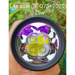 [Mới 2025] đèn trợ sáng L4x sole mod chip SFQ75+7070 2.3mm công suất 125w vừa xa vừa rộng