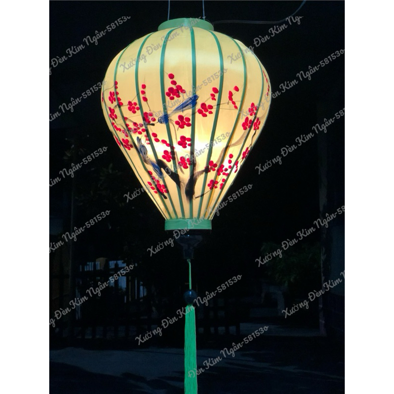 Đèn lồng vẽ Hội An(30cm-40cm )