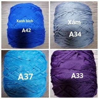 Sợi dệt trơn búp 2mm (cuộn 100g)