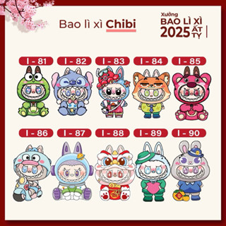 Combo 100/200 Bao Lì Xì Chibi Labubu