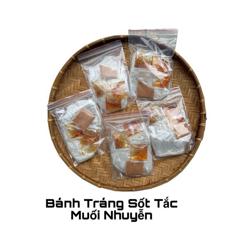 5 Túi Bánh Tráng Sốt Tắc Tỏi Muối Nhuyễn