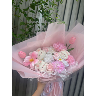 bó hoa gấu mẫu mới(vui lòng nhắn tin trước khi đặt )