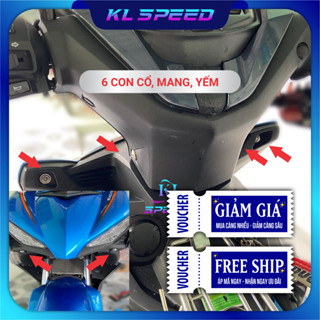 Bộ ốc Salaya cho Exciter 150 full, gắn dàn áo, cổ, yếm, baga, carte, ốp pô, đĩa, heo dầu...