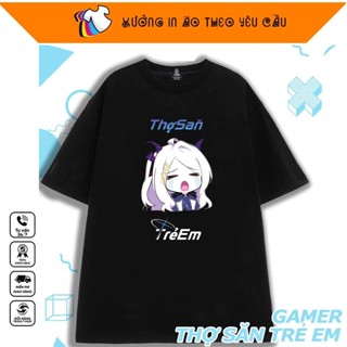 Áo phông meme Blue Archive : Thợ săn trẻ em - I eat kids | XUONGINAO