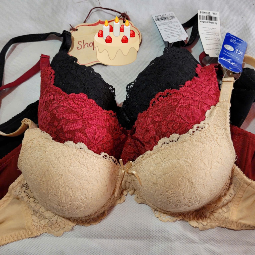 Áo lót Boya 029 Hàng Việt Nam - Chất ren - Không Gọng - Đệm mỏng