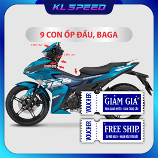 Ốc Salaya Exciter 155 full bộ gắn dàn áo, dàn chân, yếm, ốp pô, che sên...