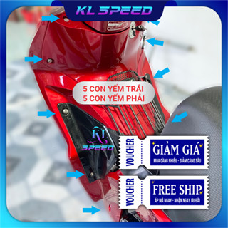 Ốc Inox salaya Future Led 125 full dàn áo | dàn chân | ốp pô [Fu mập sử dụng được] dễ lắp nhiều vị trí cổ, yếm, baga