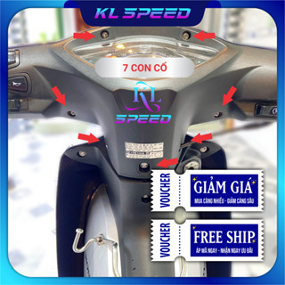 Ốc salaya inox Wave 110 100 [2010-2025], full dàn áo, gắn baga | dàn áo | che sên | ốp pô | treo pô