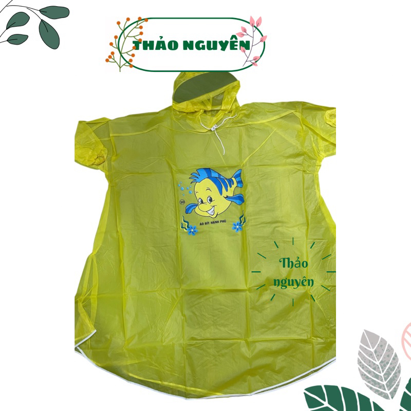 Áo mưa bít trẻ em ( đủ size - đủ màu- nhựa dẻo- bền)