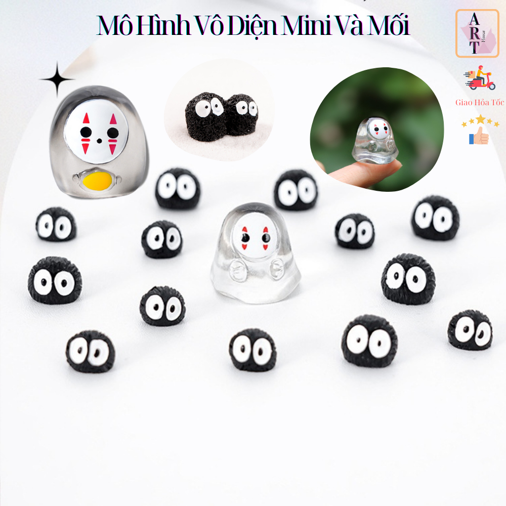 Mô Hình Vô Diện Mini Và Mối Decord Trang Trí