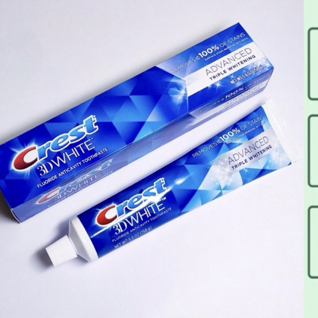 Kem đánh răng Crest 3D White Advanced Whitening