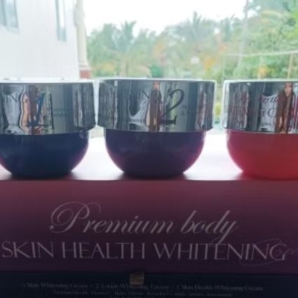 BỘ CHĂM SÓC DA BODY PREMIUM BODY SKIN HEALTH WHITENING COMBO 9TIDO gồm 3 hủ 1 liệu trình...