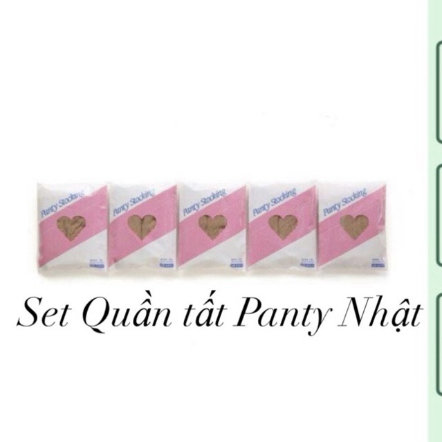 Set 5 quần tất Panty Nhật