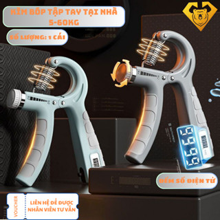 Kìm Bóp Tập Cơ Tay, Cơ Cẳng Tay, kìm Bóp Tay Chữ A Tập Tại Nhà 5-60KG