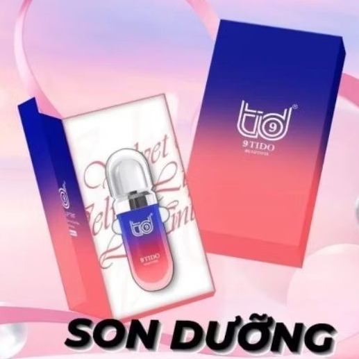 SON DƯỠNG VELVET LIP TINT 6G 9TIDO làm hồng môi tự nhiên, dưỡng ẩm cho môi...