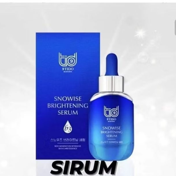 SERUM DƯỠNG DA SNOWISE BRIGHTENING SERUM 30ML 9TIDO làm trắng da, cung cấp collagen, se khít lỗ chân
