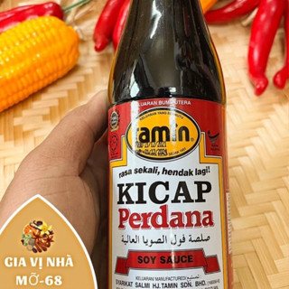 Hắc xì dầu kicap -xì dầu Perdans tamin- chai 330ml