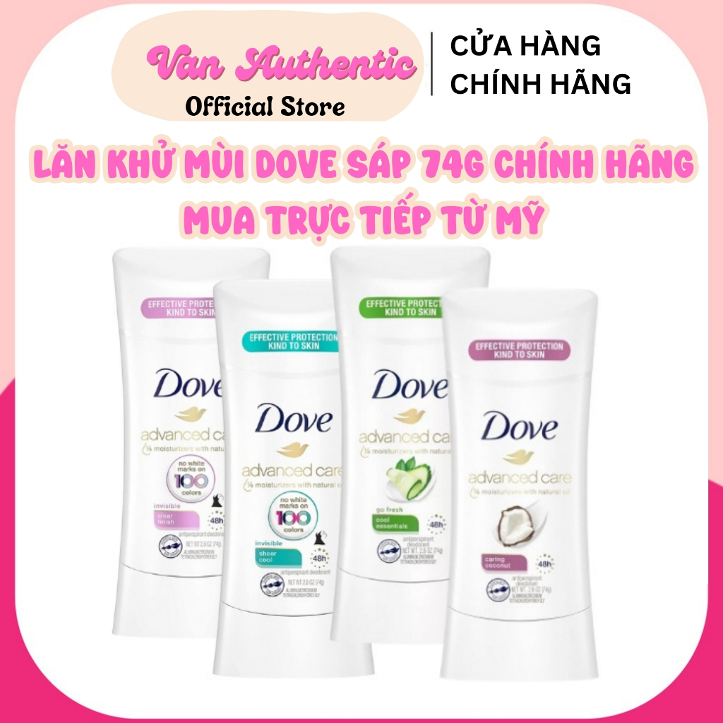 Lăn Khử Mùi Dove Advanced Care Revive (74g)