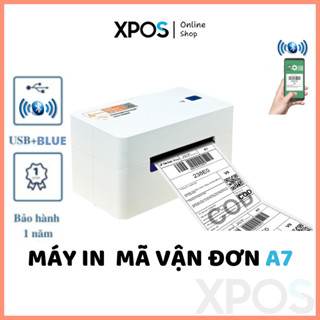Máy In Mã Vận Đơn QR-368CBT | In A7 Qua Điện Thoại – Kết Nối USB Bluetooth – Tem Rõ Nét