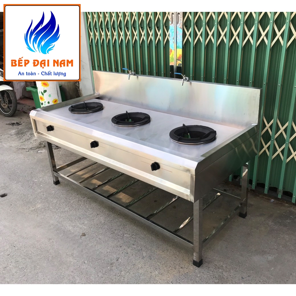 bếp gas công nghiệp 3 họng, bếp á 3 họng
