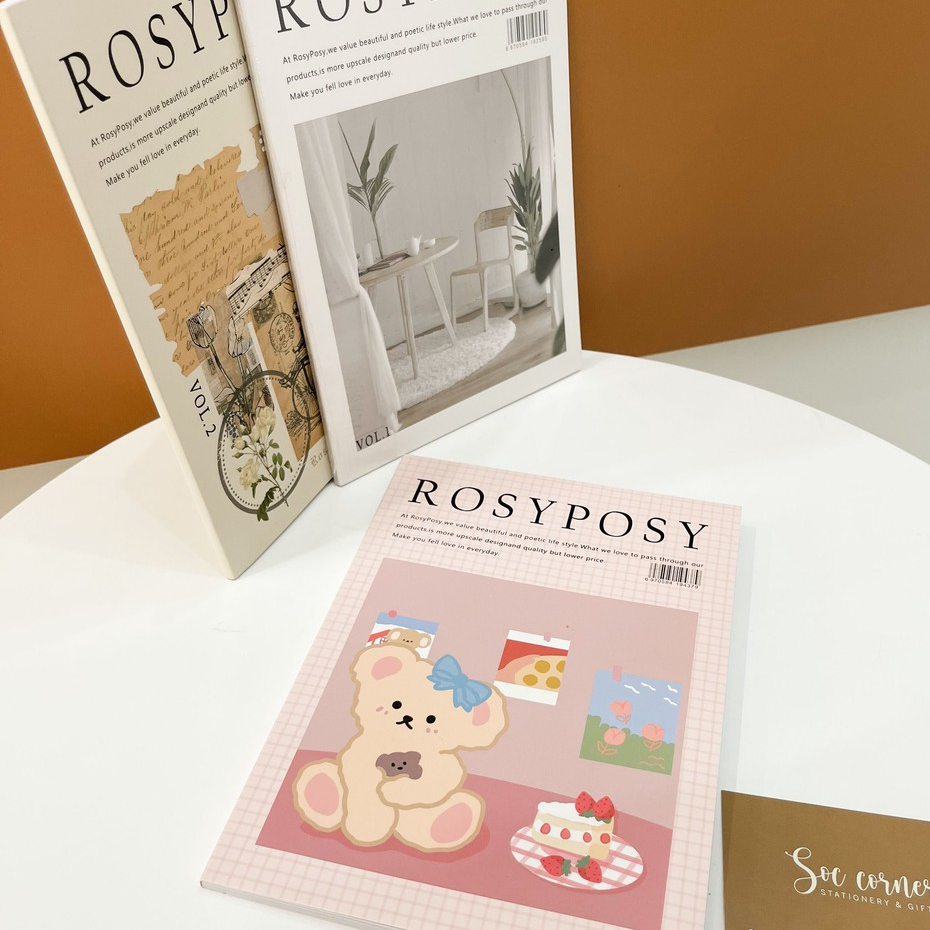 Cuốn sổ sticker Rosy Posy Vol 3