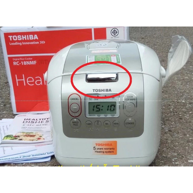 Khóa  - lẫy nồi cơm điện Toshiba Model 10NMF/18NMF [65]